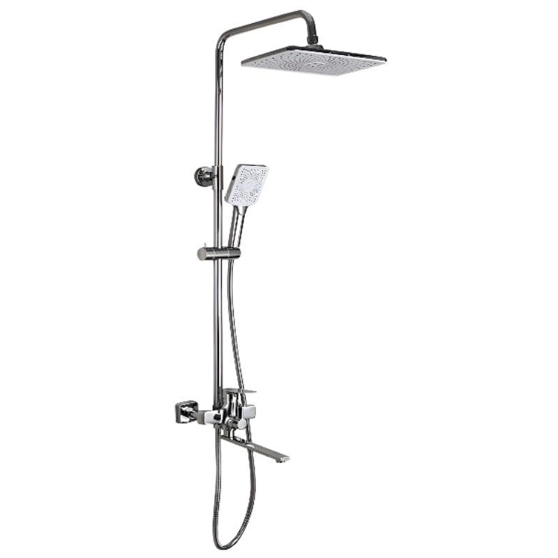 Душевая система Frap F2471 с тропическим душем, латунь, хром