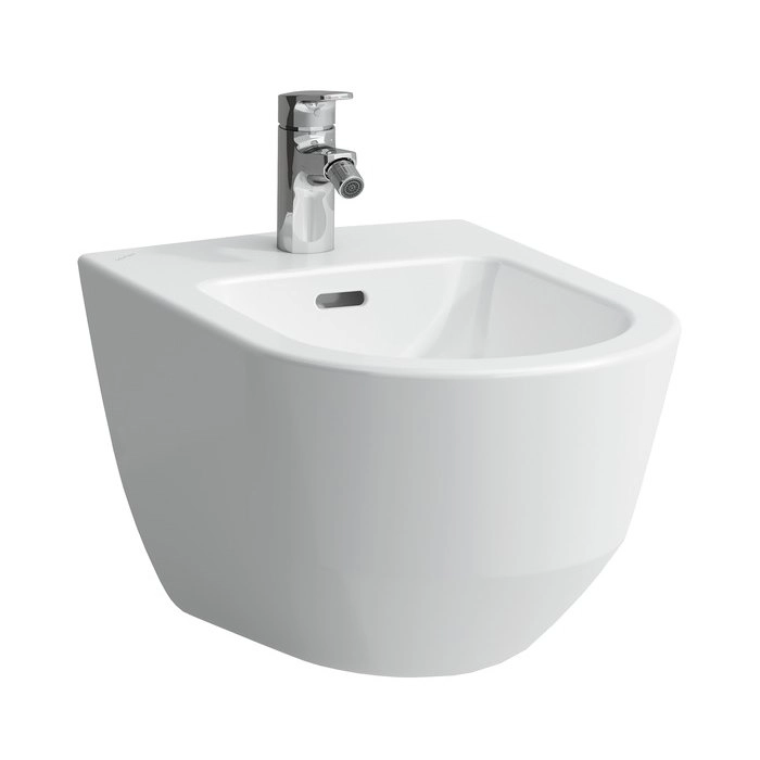 Биде подвесное Laufen PRO 530x360 полукруглое, без сиденья, белое (H8309520003021)