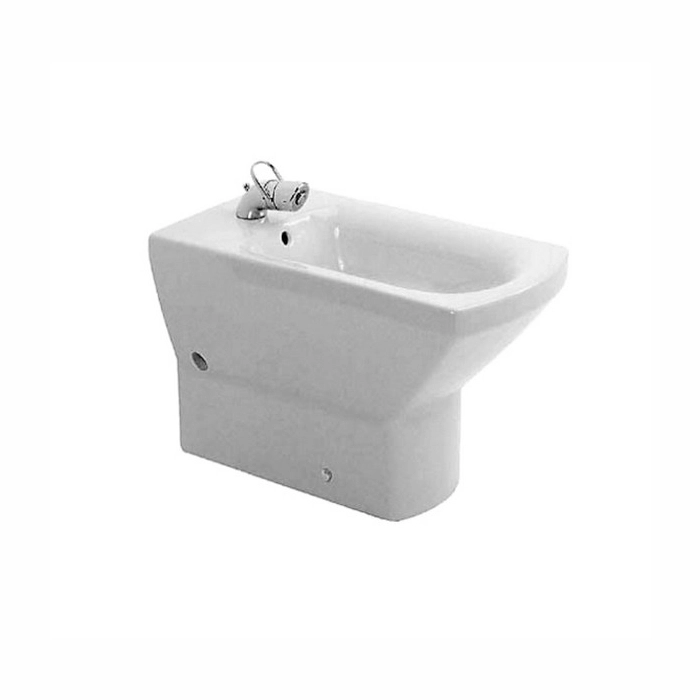 Биде напольное Duravit CARO 640x360 полукруглое, без сиденья, белое (290100000)