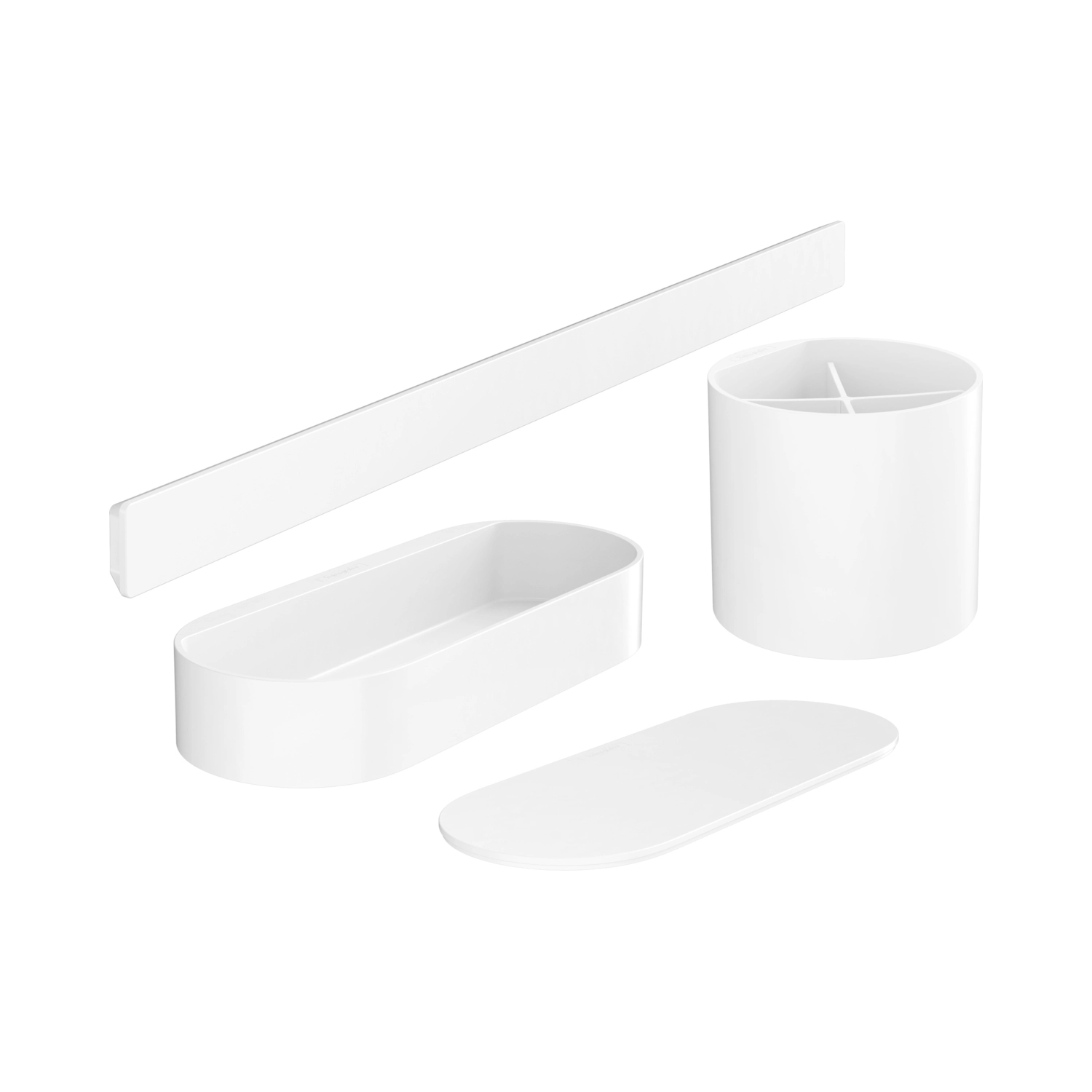 Набір аксесуарів HANSGROHE WALLSTORIS 27968700, білий (27968700)