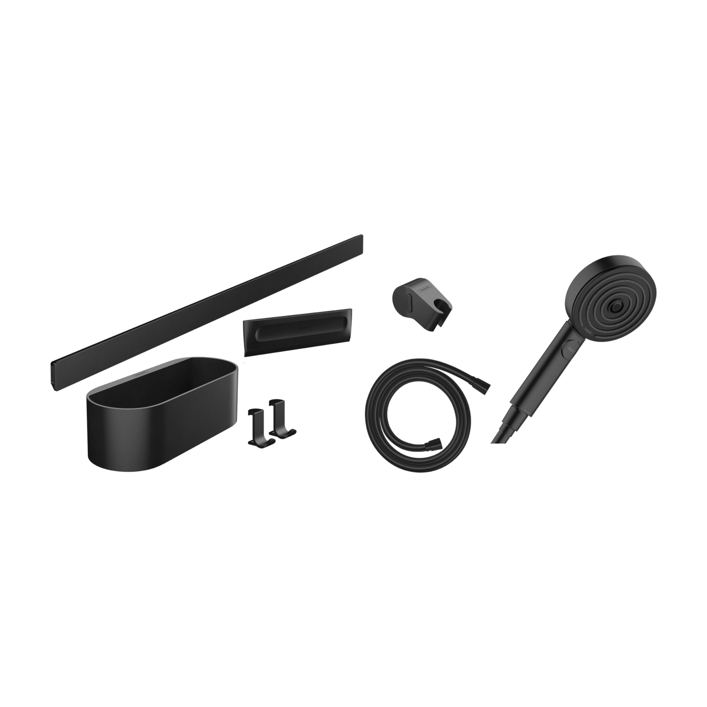 Набір аксесуарів HANSGROHE WALLSTORIS 24291670, чорний (24291670)