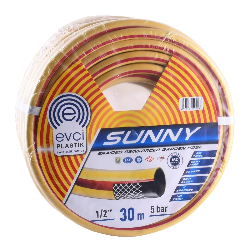 Шланг для полива EVCI Plastik Sunny НН 1/2"x1/2" (15 мм) 30 м