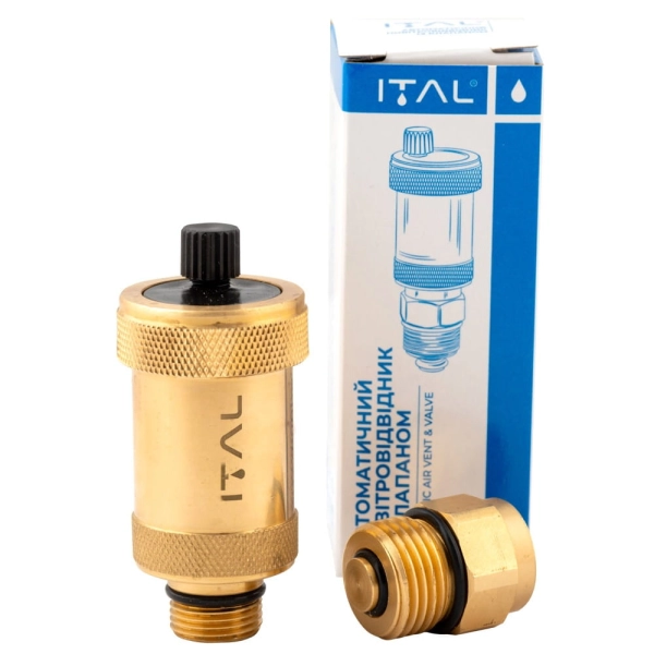 Воздухоотводчик ITAL 1/2″ автоматический, латунь (IM0001 ...