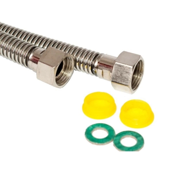 Газовый шланг ASCO armatura ВВ 3/4"x3/4" 0,6м нержавеюща ...