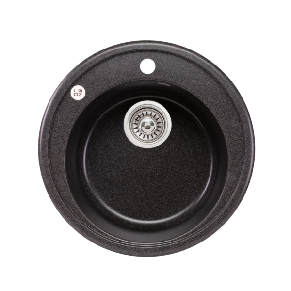Кухонная мойка врезная Lidz GRF-13 585x475 графит (LIDZG ...