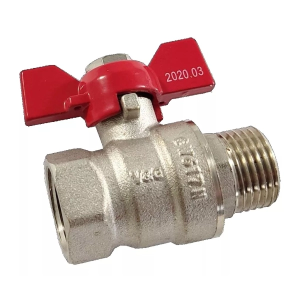 Шаровой кран V&G Optima 1/2" ВН прямой, латунь (VG-1 ...