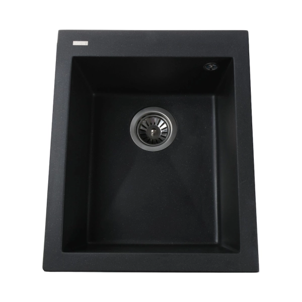 Гранитная мойка Globus Lux LAMA черный металлик 410х500м ...