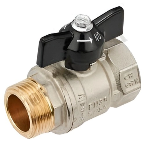 Шаровой кран General Fittings 1″ ВН прямой, латунь (7100 ...