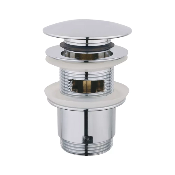 Донный клапан Wezer 1 1/4" для раковины, хром (WHR -101Y ...