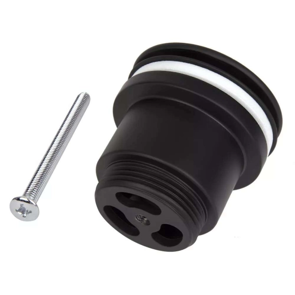 Донный клапан Wezer 1 1/4″ для раковины, черный матовый  ...