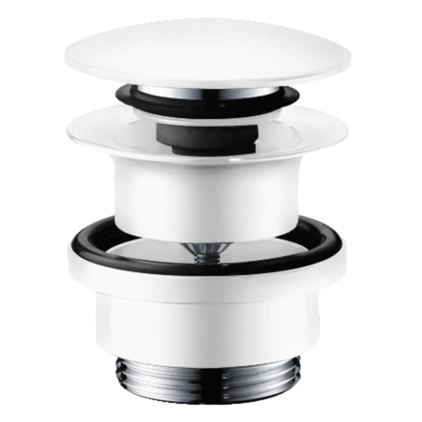 Донный клапан Hansgrohe PushOpen 1 1/4″ для раковины, бе ...