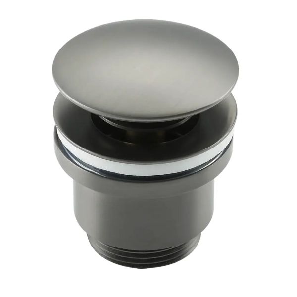 Донный клапан Frap F62-9 1 1/4" для раковины, серый