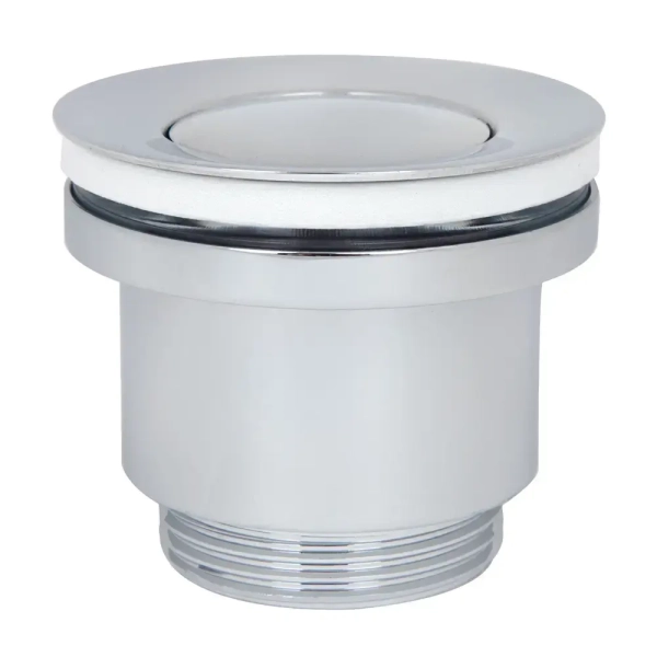 Донный клапан Wezer WHR 103 1 1/4" для раковины, хром