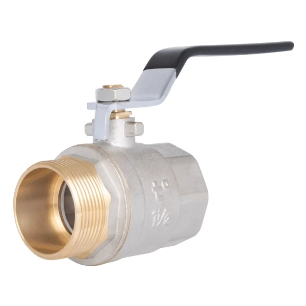 Шаровой кран Thermo Alliance Base 1 1/2″ ВН прямой, лату ...