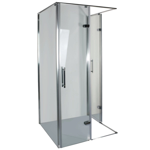 Душевая кабина BRAVO WDA N90TC 185x90x90 стекло 6 мм, бе ...