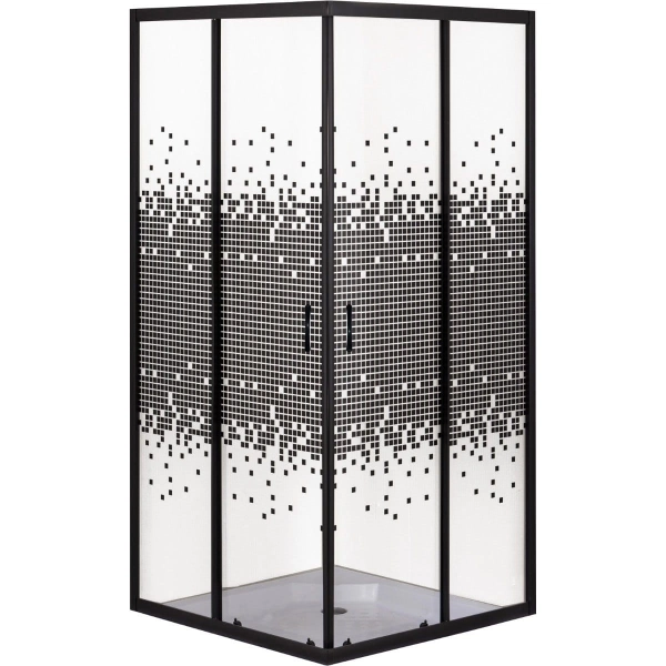 Душевая кабина BRAVO Odra N90TB.Mosaic 180x90x90 стекло  ...