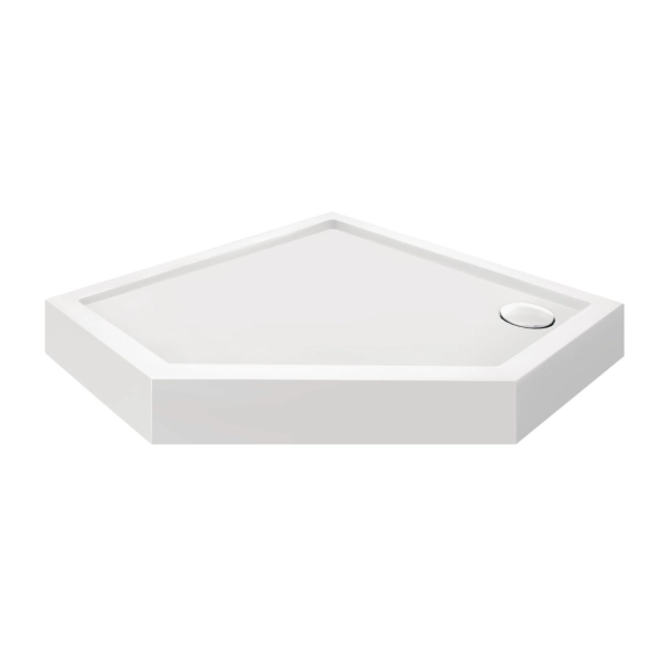 Душевой поддон Q-tap Diamond 100x100 пятиугольный, белый ...