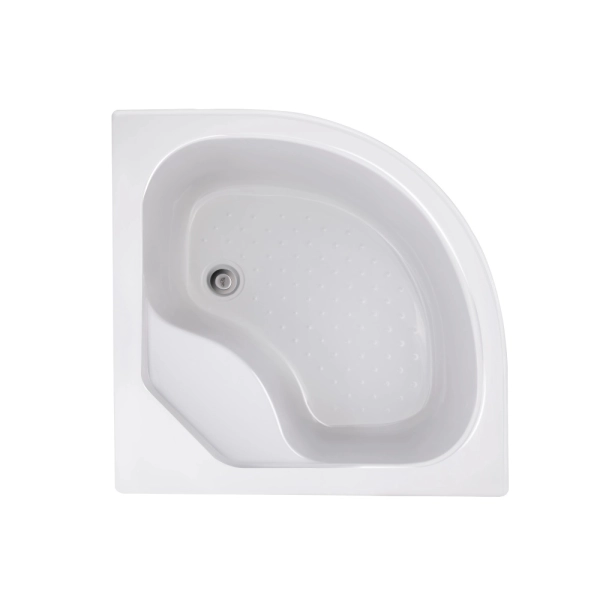 Душевой поддон Lidz Kapielka 80x80 полукруглый, белый (L ...