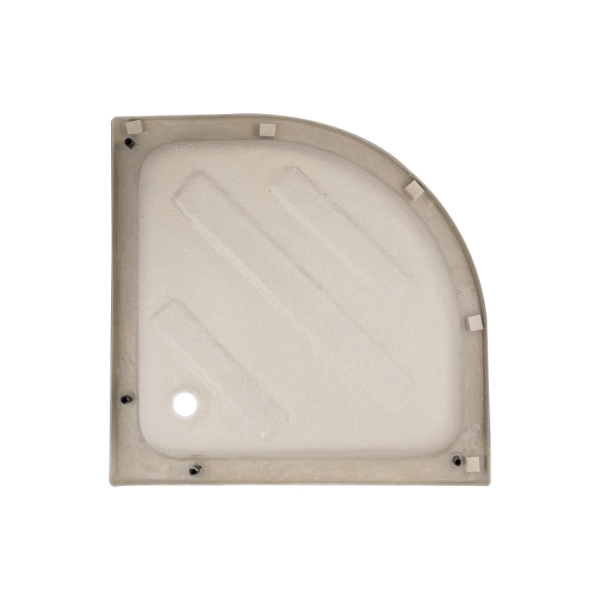 Душевой поддон Lidz Kapielka 90x90 полукруглый, белый (L ...