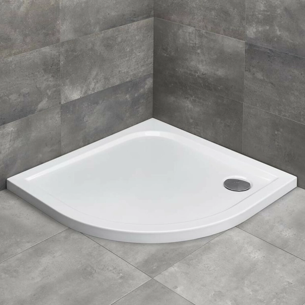 Душевой поддон RADAWAY Delos A 80x80 полукруглый, белый  ...