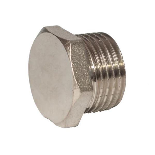 Заглушка RSk 3/4" ЗР никелированная латунь