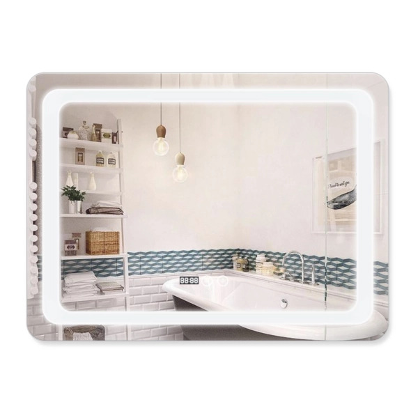 Зеркало Qtap Mideya 800х600 DC-F908 с LED-подсветкой и а ...