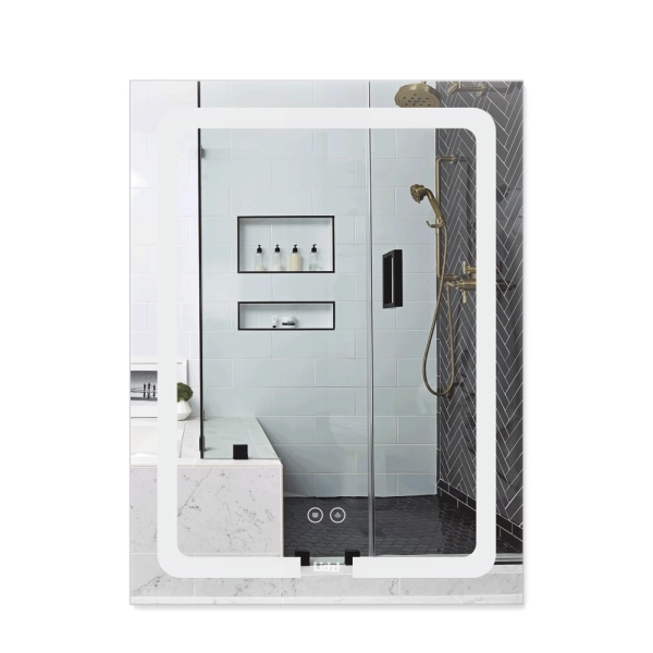 Зеркало для ванной комнаты Lidz Kubis 600x800 прямоуголь ...