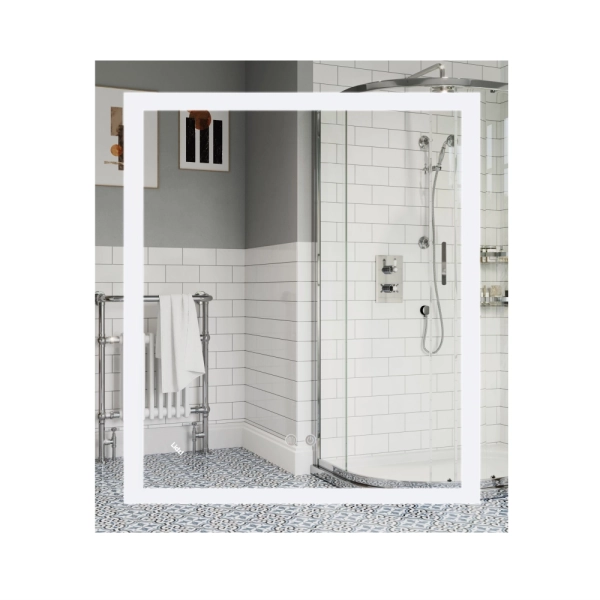 Зеркало для ванной комнаты Lidz Kubis 700x800 прямоуголь ...