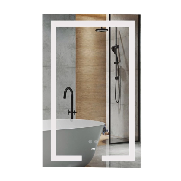 Зеркало для ванной комнаты Lidz Kubis 800x500 прямоуголь ...