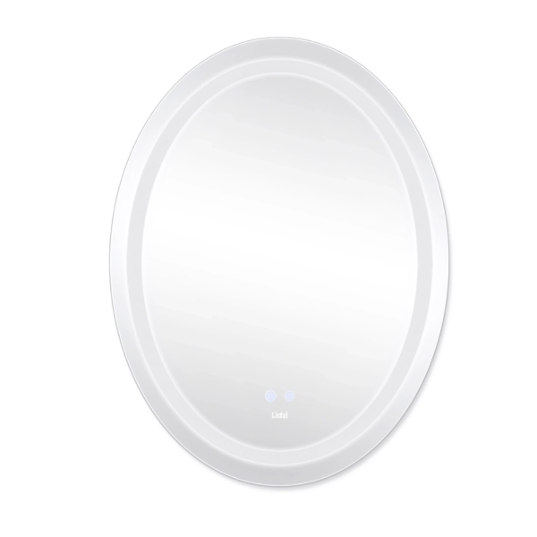 Зеркало для ванной комнаты Lidz Vida 800x600 овальное с  ...
