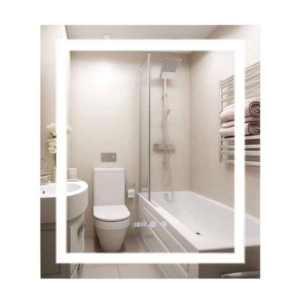 Зеркало для ванной комнаты Qtap Mideya 700x800 прямоугол ...