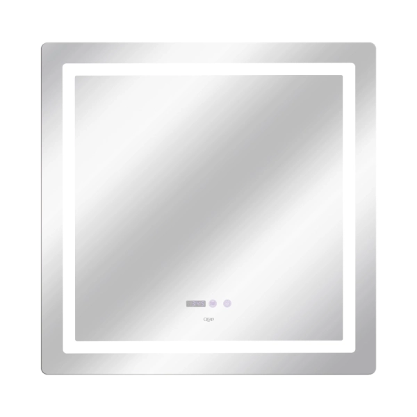 Зеркало для ванной комнаты Qtap Mideya 800x800 прямоугол ...