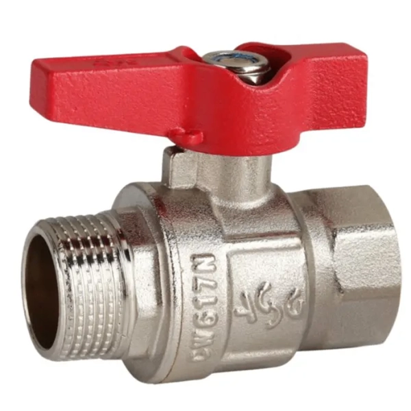 Шаровой кран ASG 1/2″ ВН прямой, латунь (6552912)