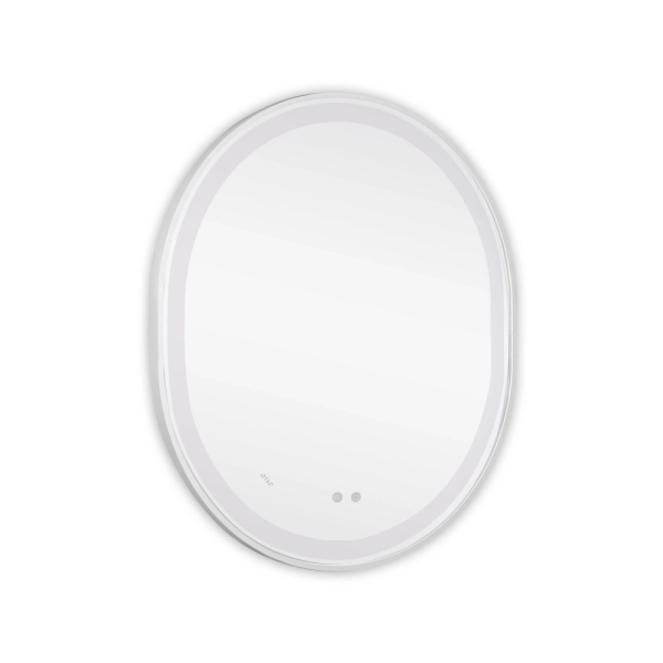 Зеркало для ванной комнаты Qtap Gemini 800х700 овальное, ...