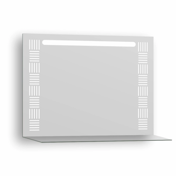 Зеркало для ванной комнаты RJ 600x800 прямоугольное, с L ...