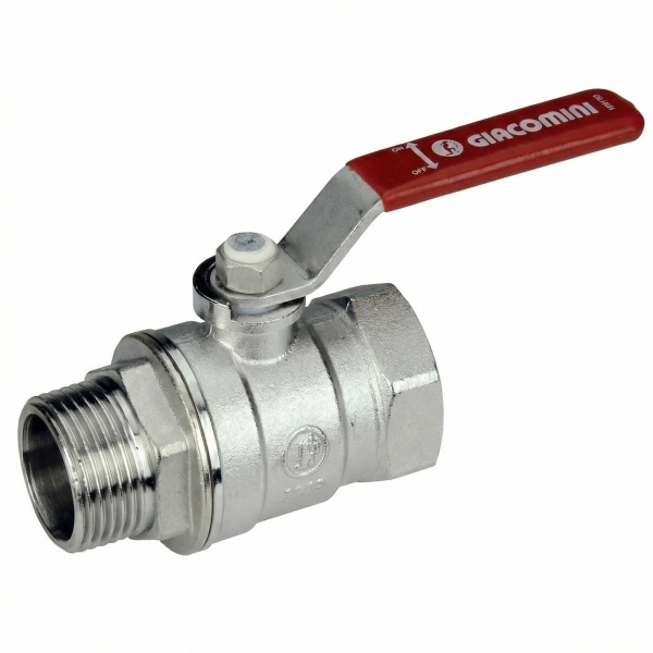 Шаровой кран Giacomini 1 1/4″ ВН прямой, латунь (R254LX0 ...