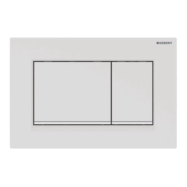Кнопка для инсталляции Geberit Sigma30 прямоугольная, бе ...