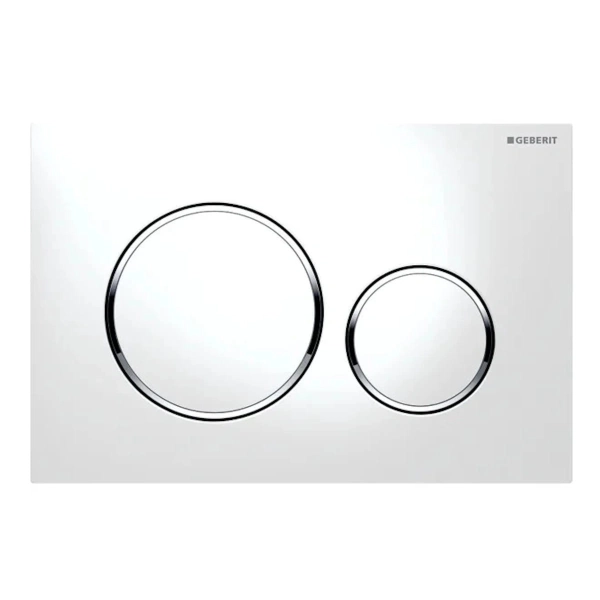 Кнопка смыва Geberit Sigma 20 круглая, белый глянцевый ( ...