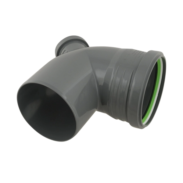 Отвод канализационный ASG HTR 110х50х45 мм 90°