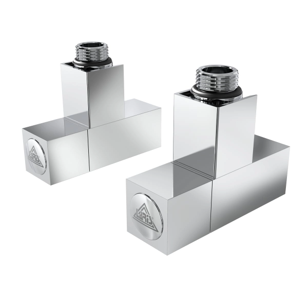 Комплект угловых кранов Laris 1/2"х1/2" для полотенцесуш ...