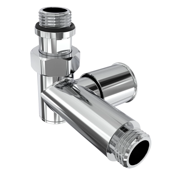 Комплект угловых кранов Laris 1/2"х1/2" для полотенцесуш ...