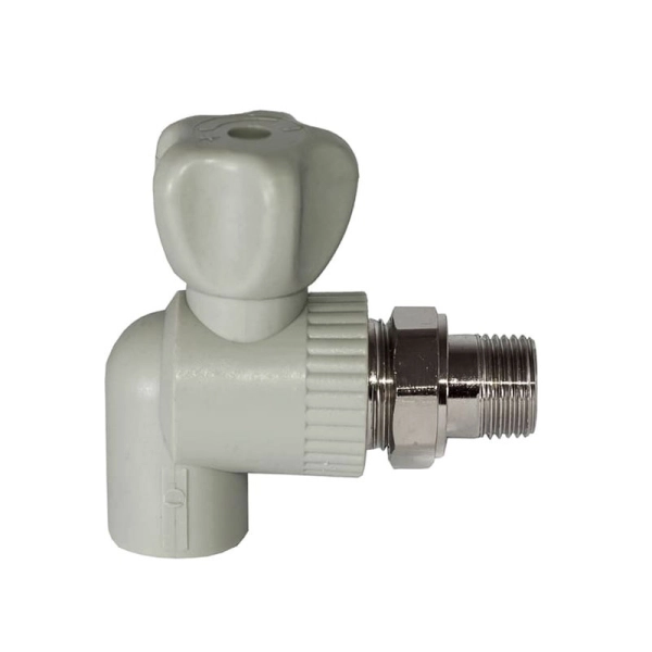 Вентиль радиаторный ASCO 3/4"x1/2" полипропиленовый, угл ...
