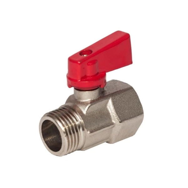 Шаровой кран мини ASСO 1/2″ ВН прямой, латунь (AS-Mini-0 ...