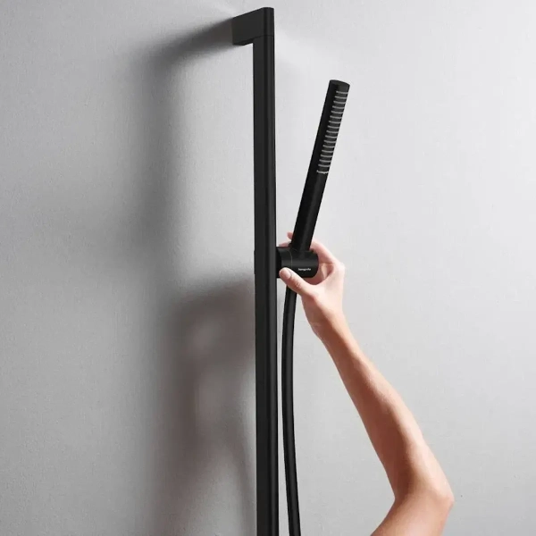 Лейка для душа Hansgrohe Pulsify S EcoSmart пластик, чер ...