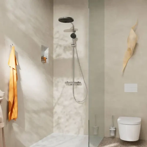 Лейка для душа Hansgrohe Pulsify 105 3jet пластик, хром  ...