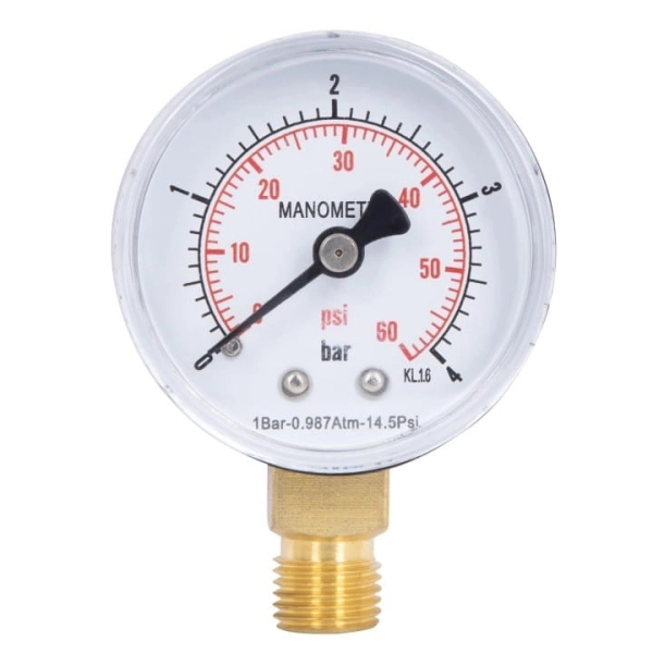 Манометр радиальный Thermo Alliance Standart 1/4" 4 бар  ...