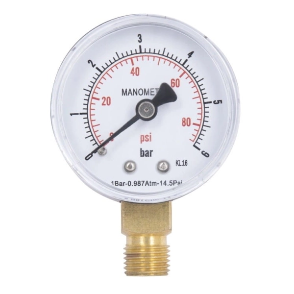 Манометр радиальный Thermo Alliance Standart 1/4" 6 бар  ...