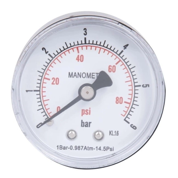Манометр аксиальный Thermo Alliance Standart 1/4" 6 бар  ...
