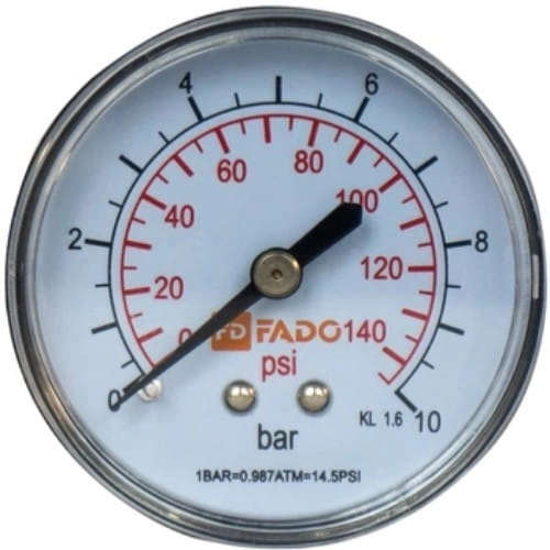 Манометр аксиальный FADO 1/4" 10 бар 42мм (MF01)