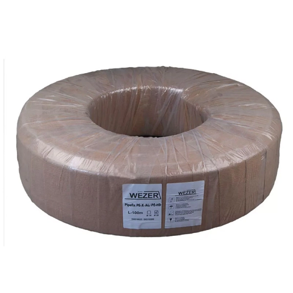 Труба металлопластиковая WEZER Pipefix 20x2,0мм алюминий ...